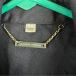 Adrienne Vittadini Navy Blue 3 Button 1/2 Sleeve Dress Jacket Top Pad Sh… Photo 3