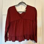 Altar'd State Deep V Neck Long Sleeve Photo 0