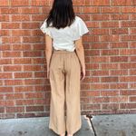 Anthropologie Boho tan linen pants Photo 2