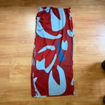 Sir. the Label Frankie Gathered Midi Skirt in Ruby Reflection Size SIR 2 US 6 Red Photo 6