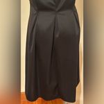 Monteau Black V Neck A Line Dress Pull Over Sleeveless Scalloped Straps Sz 3X Photo 9
