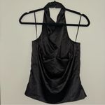 Heartloom  Satin Cowlneck Halter Top Photo 3