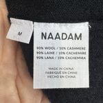 NAADAM Cashmere Wool Crewneck Sweater Maxi Dress Size M Side Slits Black Classic Size M Photo 5