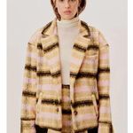 For Love & Lemons Women's Rachel Plaid Button Front Jacket Size Large Photo 0