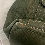 Tignanello Olive Green Leather Shoulder Bag Photo 5