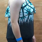 Tyche  Size Medium Tie around the Neck Top with Ruffle all around the top… Photo 2