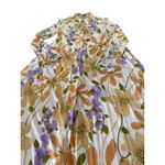 Vintage 60’s unbranded Yellow Floral Maxi Dress & Matching Coat Set medium Photo 8