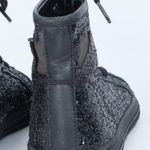Gucci  California Black Glitter High Top Sneakers SIze 36.5 Photo 5
