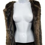 Forever 21 Faux Fur Brown Sleeveless Vest Medium Photo 4
