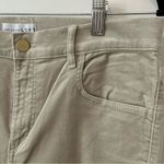 Loft  Tan Velvet Button Ankle Pants 6/28 NWT Photo 5