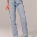 Abercrombie & Fitch Curve Love Ultra High Rise 90s Straight Jean Photo 0