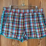 Urban Outfitters  UO Bryce Colorful Plaid 100% Cotton Pull-On Shorts - Sz L Photo 2