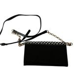 White House | Black Market WHBM Blue Gingham Chain Crossbody Wallet Bag Photo 6