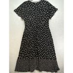 Talbots  Dress Womens 10 Midi Short Sleeve‎ V Neck Floral Chiffon Ladies prairie Photo 9