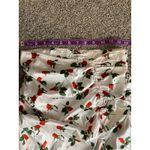 For Love & Lemons White Rose Satin Ruched Skirt – Size S Photo 2