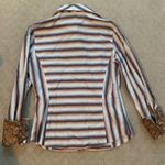 Eye striped business button up dress shirt Photo 2