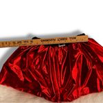 Metallic Red Christmas Skirt Faux Fur Trim & Black Belt Christmas Mrs Santa OS Size undefined Photo 5