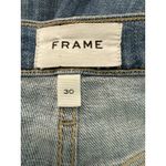 frame denim Frame Denim Jeans Womens Le Beau Straight Leg Blue Stretch Denim Size 30 Photo 1