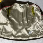 J.Crew Green Military Wool Brass Button Jacket Photo 2