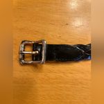 The Limited  Black Braided Leather Belt vintage size M coastal cowgirl Photo 1