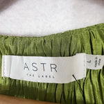 ASTR The Label Plisse Vest Women's Avacado Green Size Large Boho Vacation Photo 9