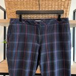 J.Jill Mid-Rise Plaid Cotton Blend Pocket Cropped Dress Pant Trouser Pant, 14 Photo 1