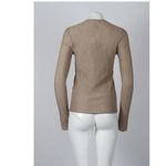 Co Ribbed Cashmere Top Tan Photo 1