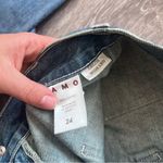 Anthropologie AMO sailor wide leg‎ jeans in overboard Photo 7