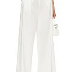 Free People NWOT Pleated Wide Leg Cotton Pant White XL Photo 1