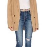 Moussy Vintage Glendele Distressed Tapered Raw Hem Ankle Skinny Denim Jeans 25 Blue Photo 0