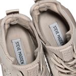 Steve Madden  Women's Vance Beige Rhinestone Chunky Sole Sneakers Shoes Size 6.5‎ Photo 6