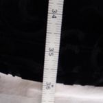 Ronni Nicole Black Stretch Velvet Midi Dress Photo 7