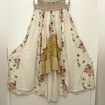 Free People  New Romantics Floral Godet Duster Skirt Vintage Rare size XS Photo 2