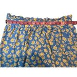 Who What Wear  Blue Daisy Print Skirt Women's Size XL (No Belt) Photo 11