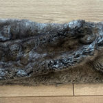 Fabulous Furs Donna Salyers Faux Fur Acrylic Rabbit Infinity Scarf One Size Brown Photo 0