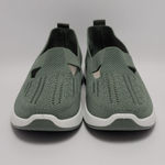 Women's Breathable Mesh Slip On Sneakers Comfortable Lightweight Walking Shoes Green Size 9 Photo 5