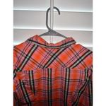 New York And Company Woman's Long Sleeve Plaid Blouse Photo 12