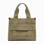 ZARA FABRIC MINI TOTE BAG PERSONALIZED JL Photo 4