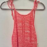Free People  Women’s Bombshell Knit Tie-Shoulder Tank - Orange, XS NEW Photo 0