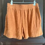 Marine layer | Cloud 9 Terry Cloth Shorts in Sienna Burnt Orange| Small Photo 2