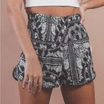 FP Movement Free People Black White Way Home Bandana Print Shorts Size S Photo 0