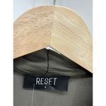 Reset Olive Green Satin Long Sleeve Wren Bodysuit Flowy Loose Women L NWT Size L Photo 6