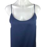 J.Crew Blue Silky Satin Sleeveless Cami Camisole Midi Maxi Slip Tank Dress Sz S Photo 2