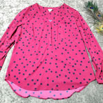 Merona  Polkadot Red Blouse Photo 1
