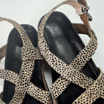 Madewell Shoes Womens Size 5.5 AUBREY Spotted Platform Sandals Strappy Leather Photo 8