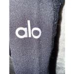 Alo Yoga moto sheer detail black activewear leggings size small #751 Photo 2