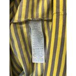 Boden Women Lila Dress 8L Gray Yellow Striped Peter Pan Collar Cap Sleeve Retro Size 8 Photo 11