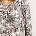Entro  Anthropologie Tropical tassel Mini Dress bohemian LARGE NEW Photo 2