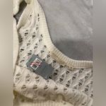 NWT Uncharted Threads Size L Cream Stretchy Knit Crochet Terry Cover Up Dress White Size L Photo 12
