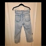 Veronica Beard  Carson Ankle Flare High-Rise Washed Denim Jeans Size 27 Photo 4